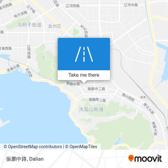 振鹏中路 map