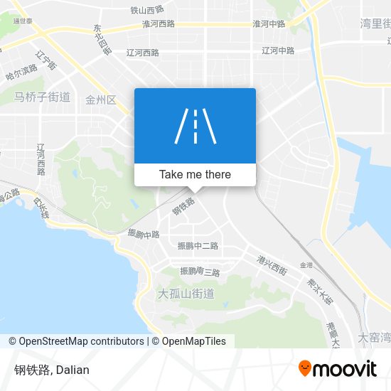 钢铁路 map