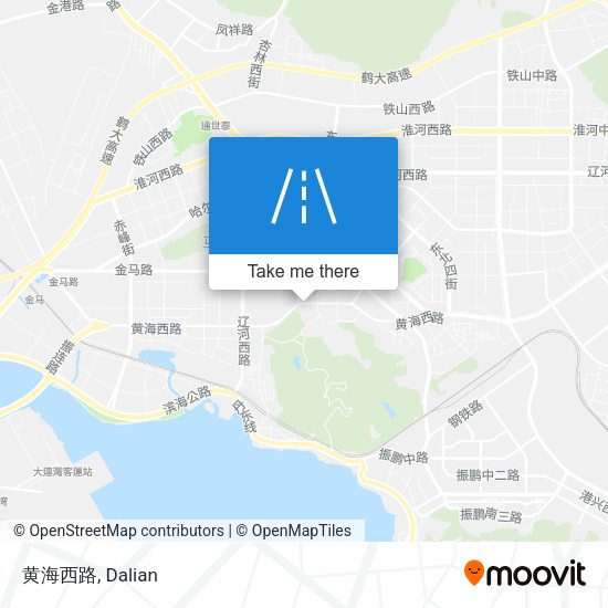 黄海西路 map