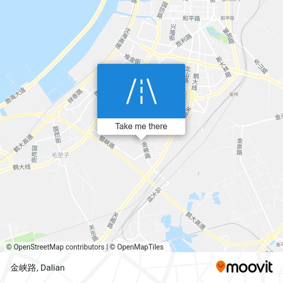 金峡路 map