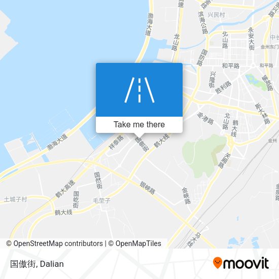 国傲街 map