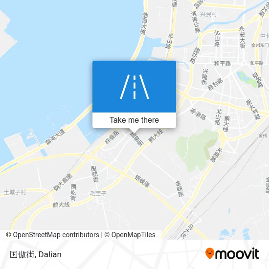 国傲街 map