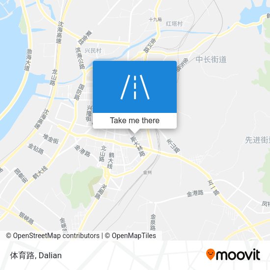 体育路 map