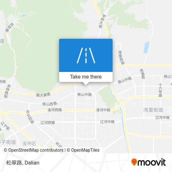 松翠路 map