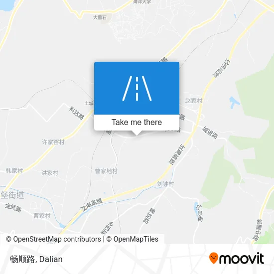 畅顺路 map