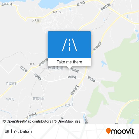 城山路 map
