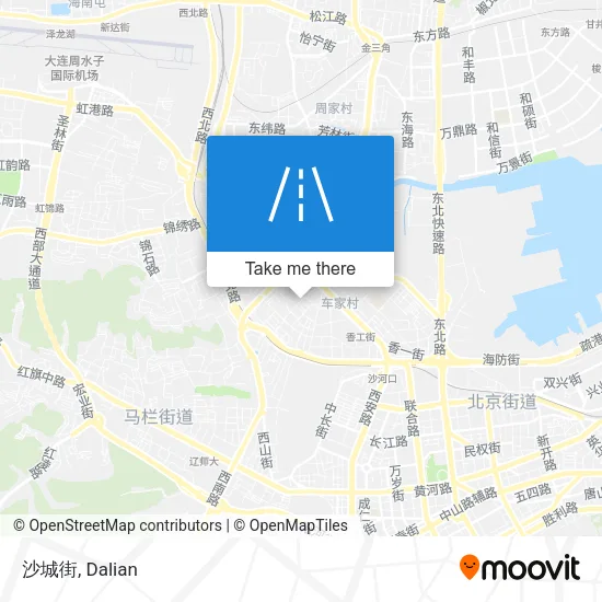 沙城街 map