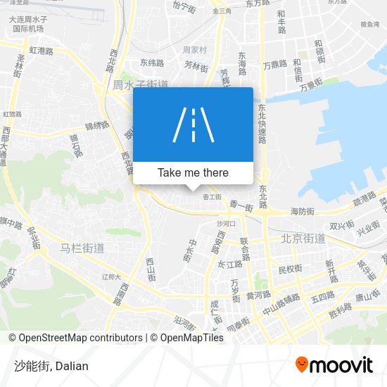 沙能街 map
