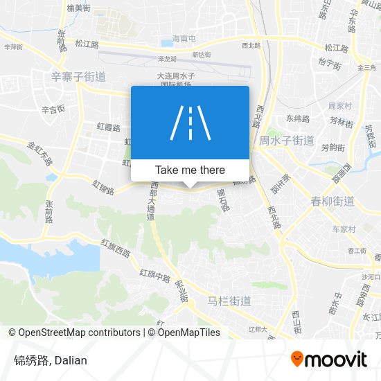 锦绣路 map