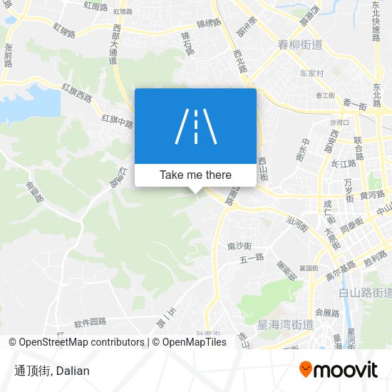 通顶街 map