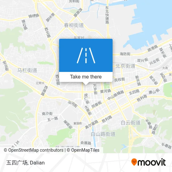 五四广场 map