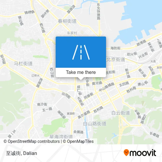 至诚街 map