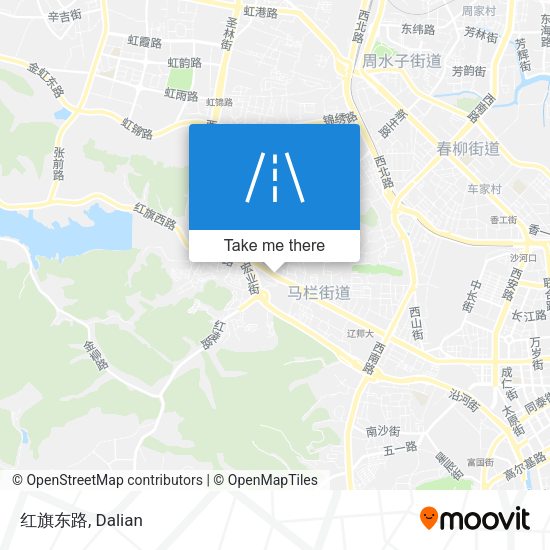 红旗东路 map