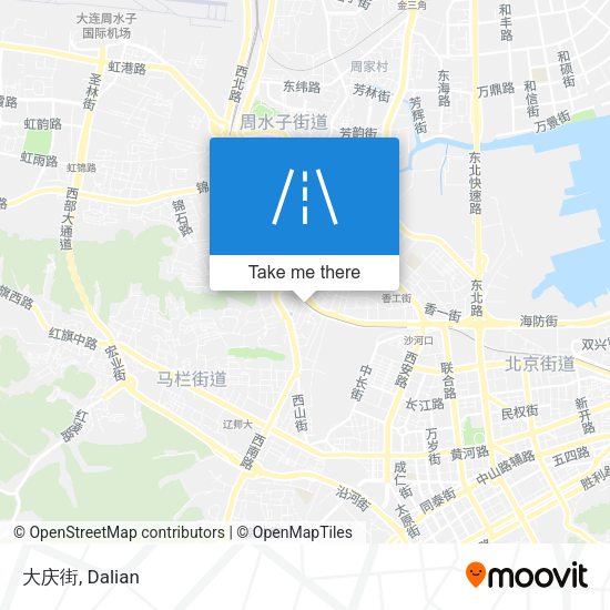 大庆街 map