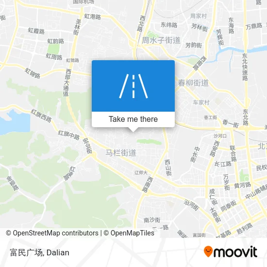 富民广场 map