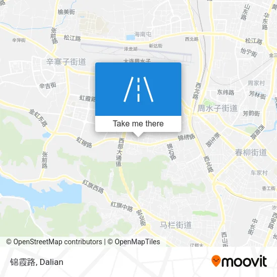 锦霞路 map