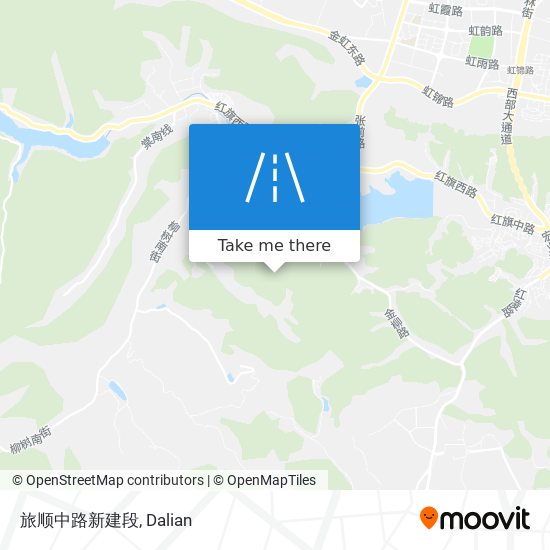 旅顺中路新建段 map