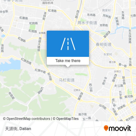 天涯街 map