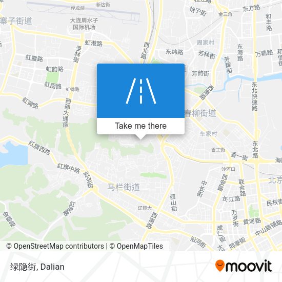 绿隐街 map