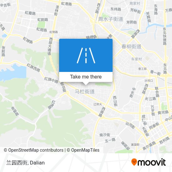 兰园西街 map