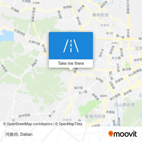 河曲街 map