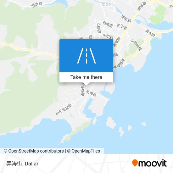 弄涛街 map
