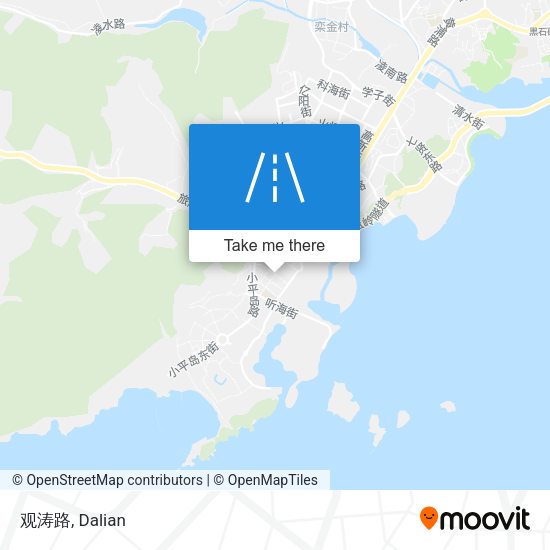 观涛路 map