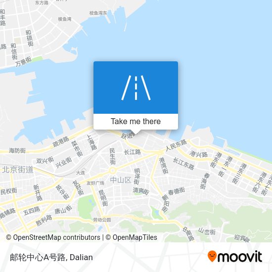 邮轮中心A号路 map
