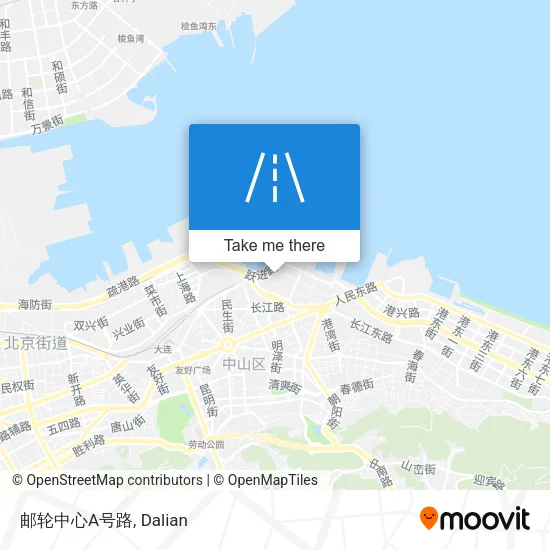 邮轮中心A号路 map