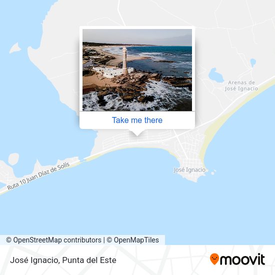 José Ignacio map