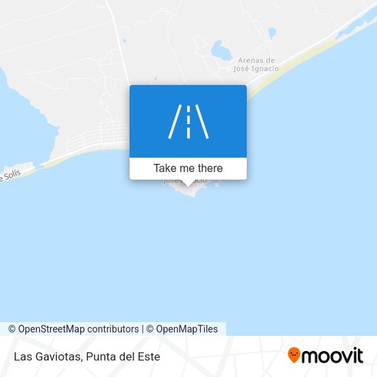 Mapa de Las Gaviotas