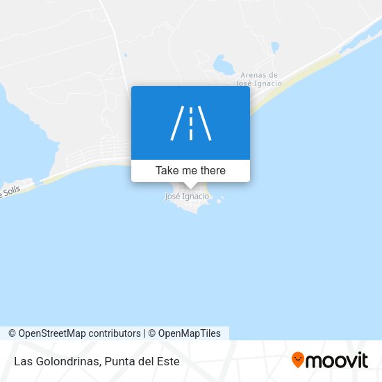 Mapa de Las Golondrinas