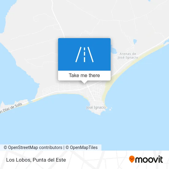 Los Lobos map
