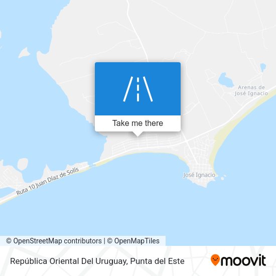 Mapa de República Oriental Del Uruguay