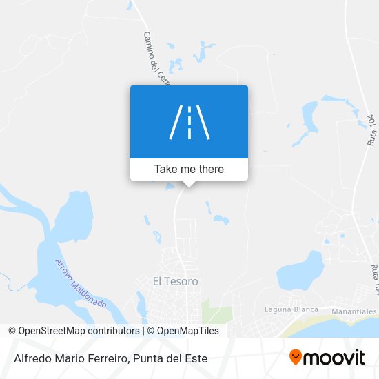 Mapa de Alfredo Mario Ferreiro