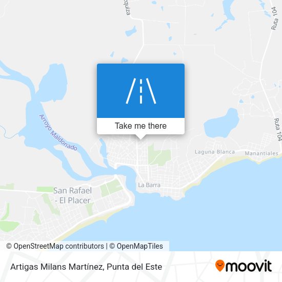 Artigas Milans Martínez map