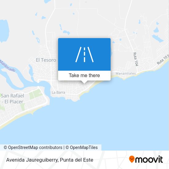 Avenida Jaureguiberry map