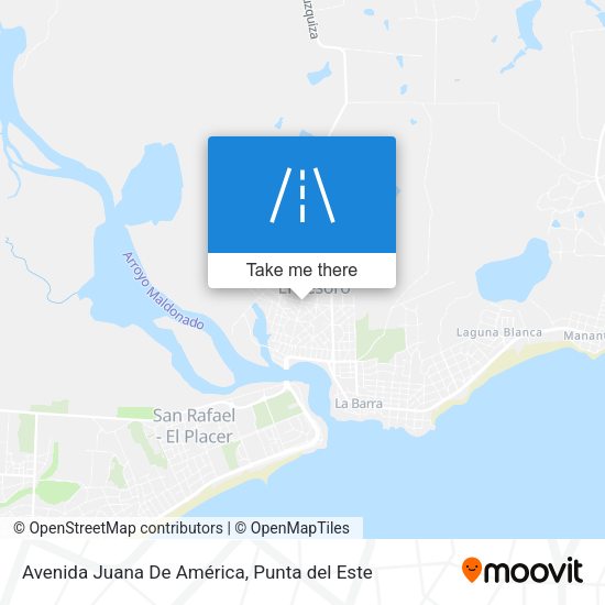 Avenida Juana De América map