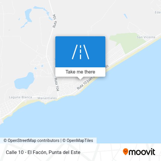 Mapa de Calle 10 - El Facón