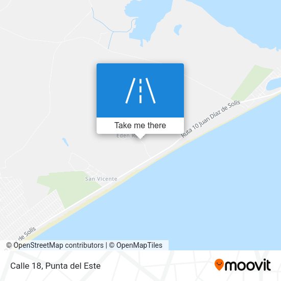 Mapa de Calle 18
