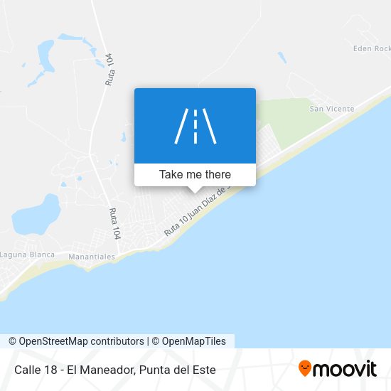 Calle 18 - El Maneador map