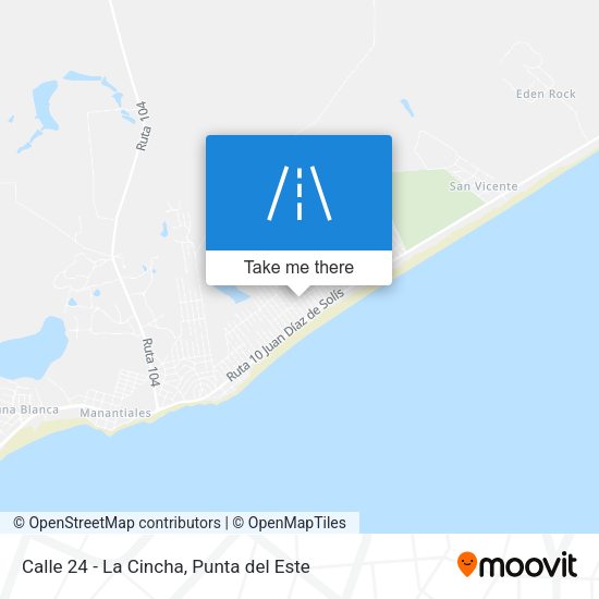 Calle 24 - La Cincha map
