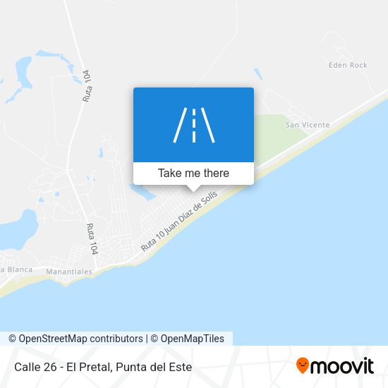 Mapa de Calle 26 - El Pretal