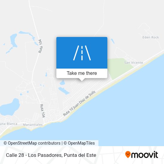 Mapa de Calle 28 - Los Pasadores