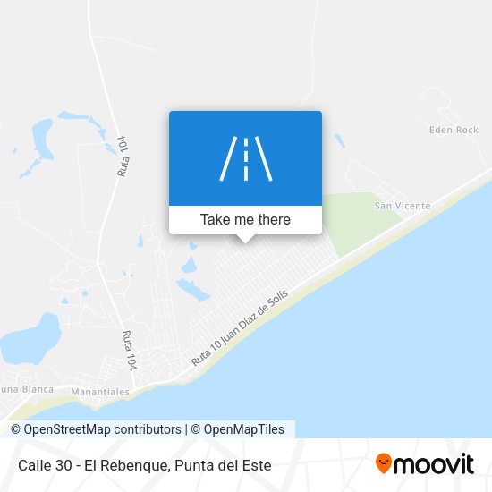 Mapa de Calle 30 - El Rebenque