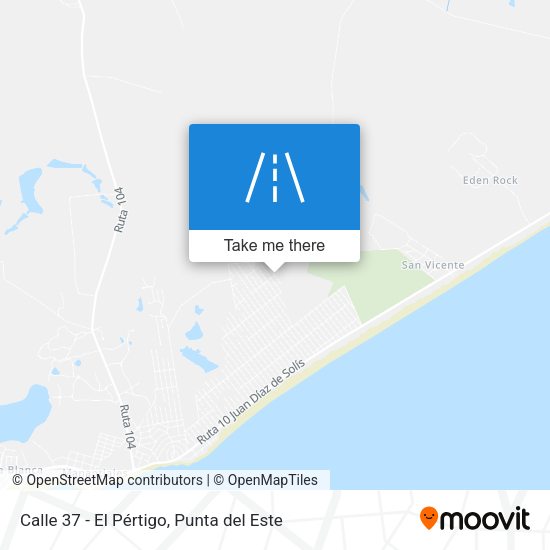 Calle 37 - El Pértigo map