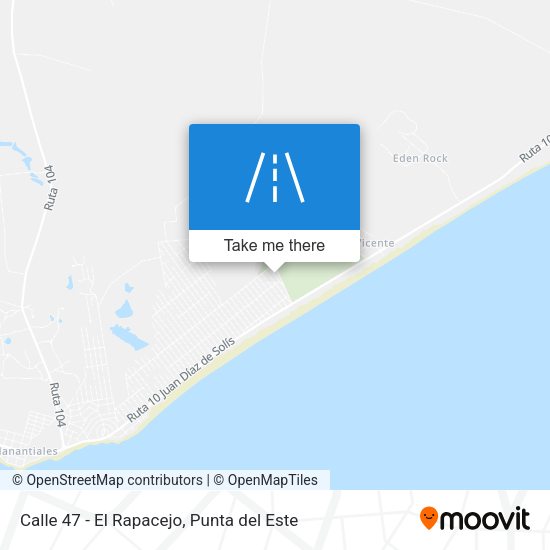 Calle 47 - El Rapacejo map