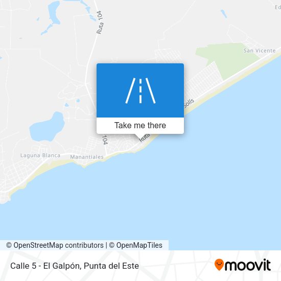 Calle 5 - El Galpón map