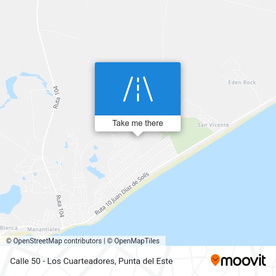 Calle 50 - Los Cuarteadores map