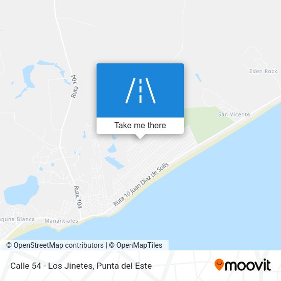 Mapa de Calle 54 - Los Jinetes